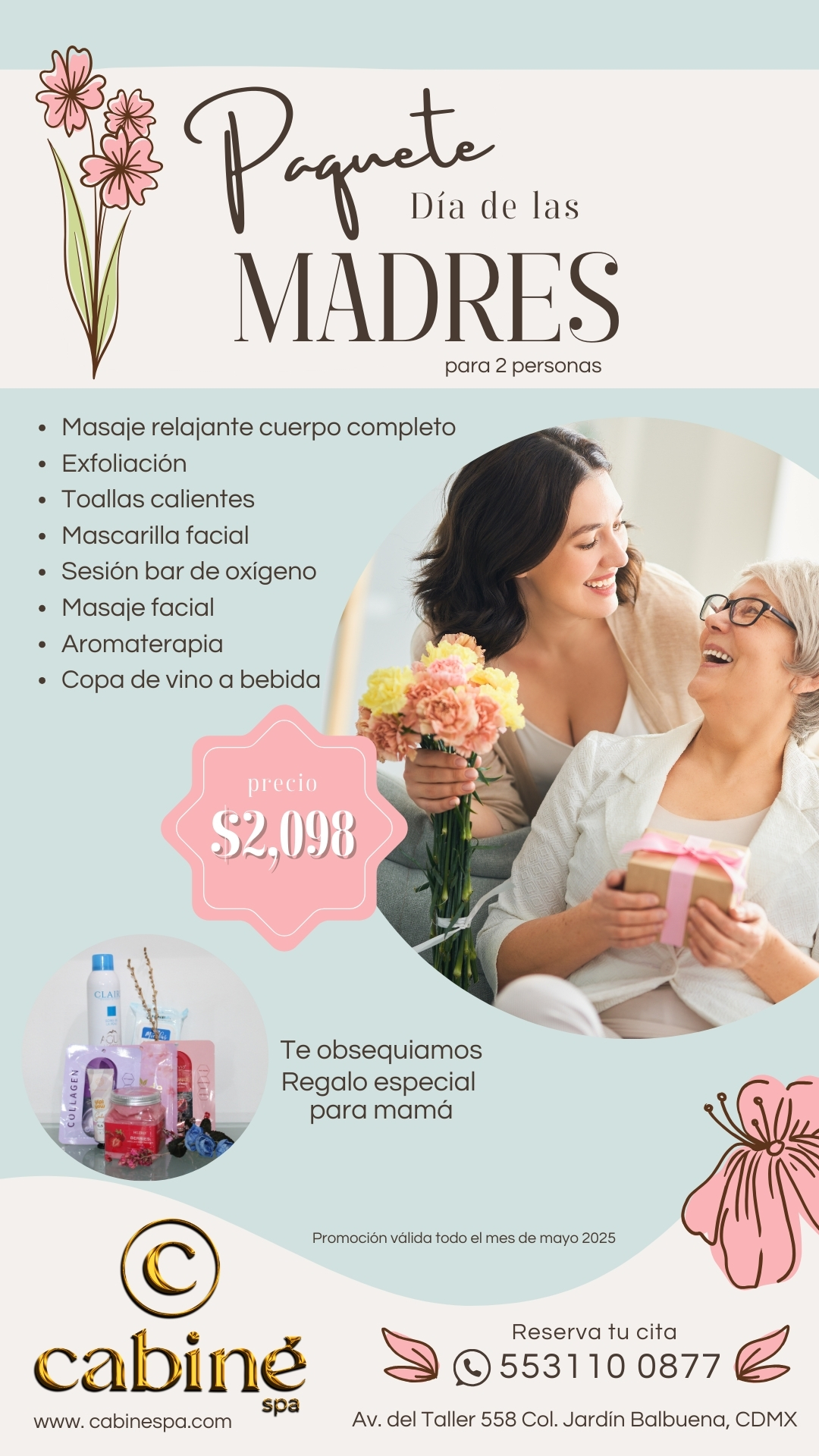 PAQUETE DIA DE LAS MADRES